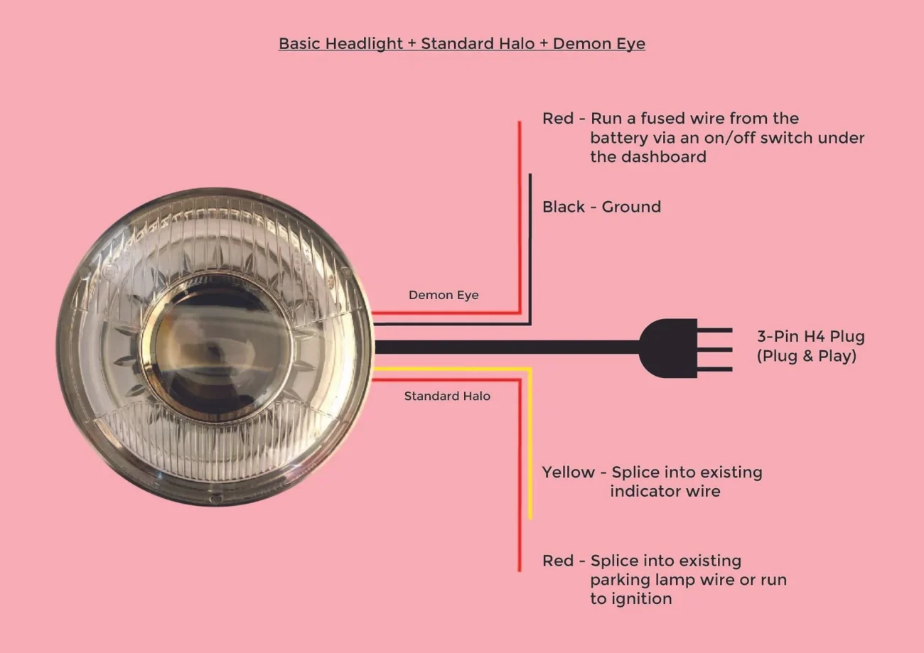 Wiring Diagrams Headlights Halos Bangin Headlights