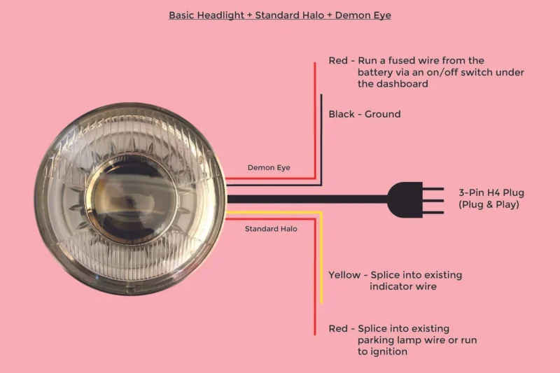 Headlight Connector Wiring Diagram