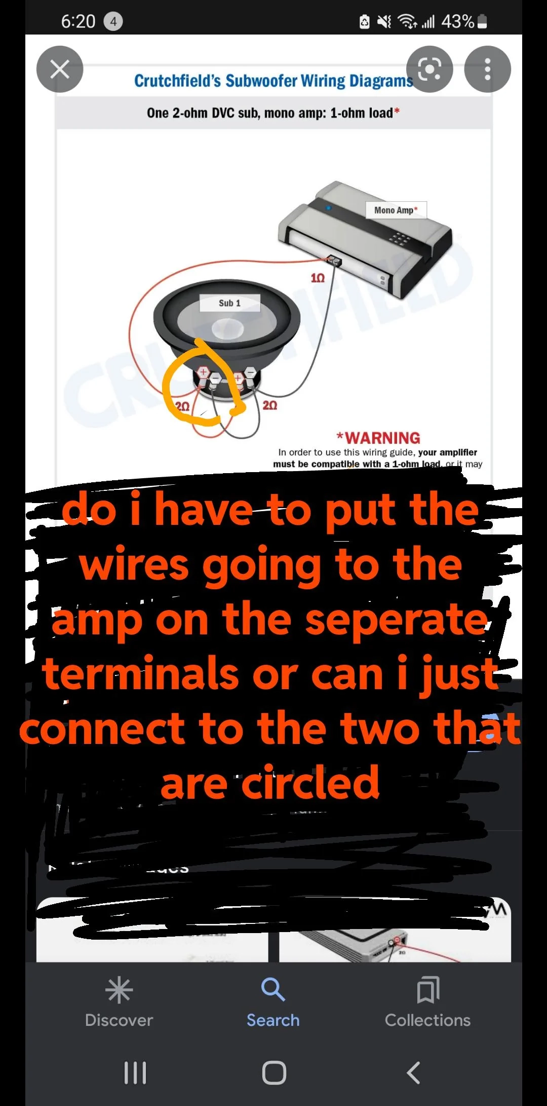 Wiring Help R subwoofer