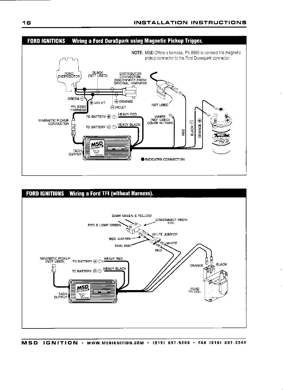 Wiring Up An MSD 6A Ignition Box Mustang Owners Club Of Great Britain